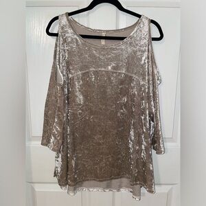 Suede off shoulder top ! Never worn